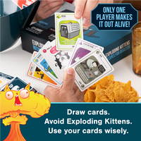 Exploding Kittens: Recipes for Disaster – hand of cards
