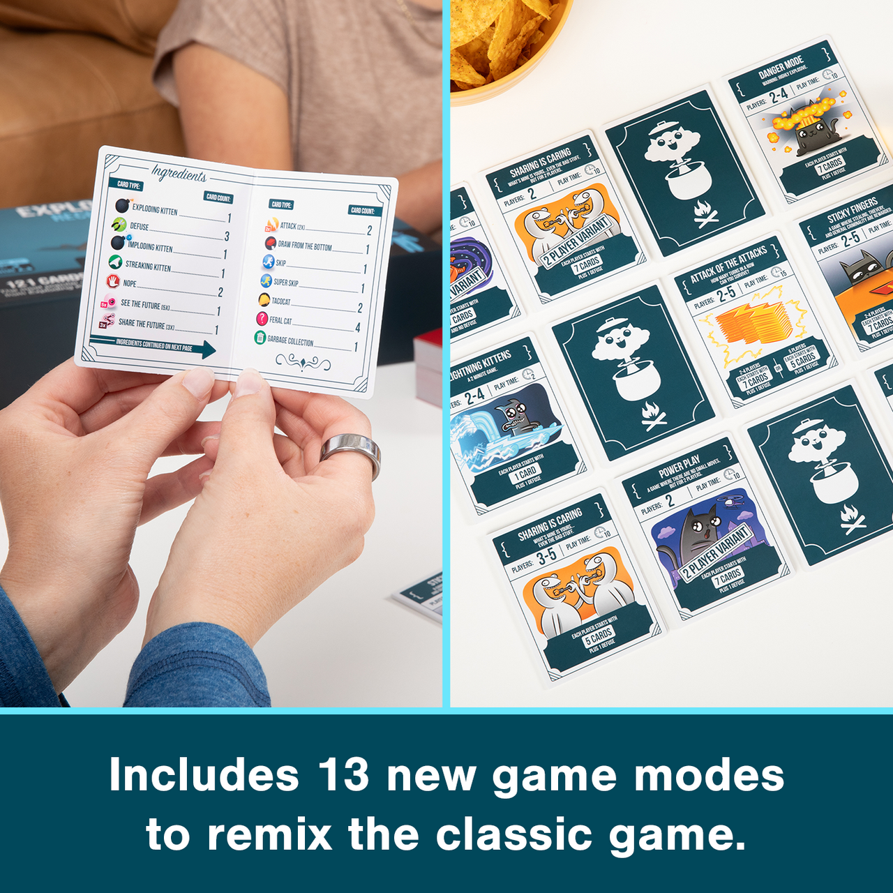 Exploding Kittens: Recipes for Disaster – recipe cards