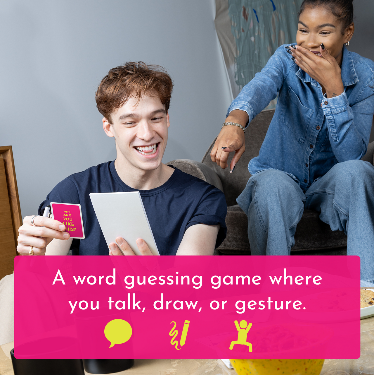Why Are You Like This? Date Night Edition – talk, draw or gesture