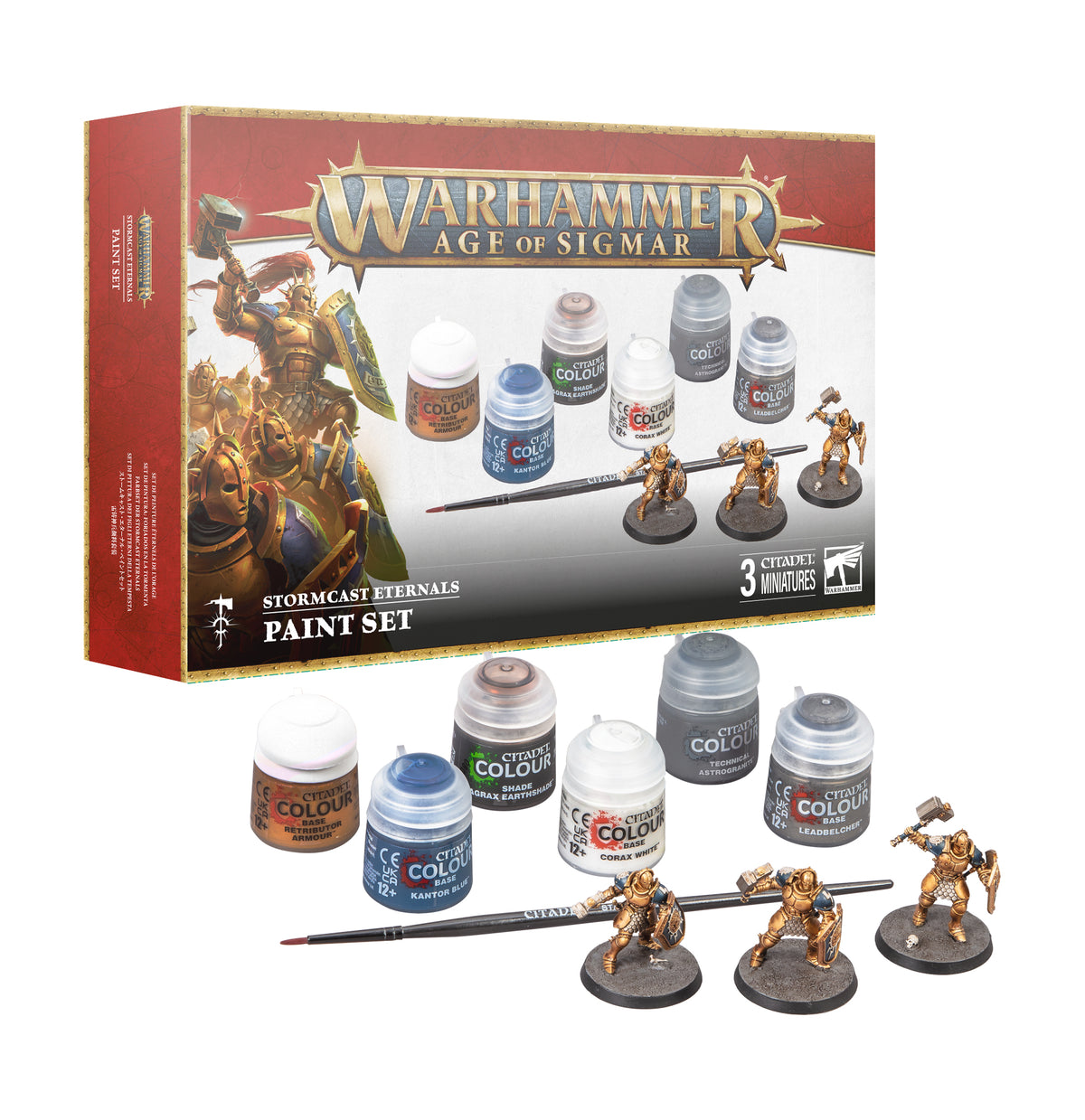 Age of Sigmar: Stormcast Eternals Paints Set by Games Workshop (previous packaging)