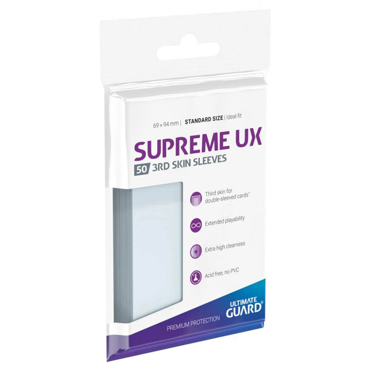 Ultimate Guard Supreme UX 3rd Skin Sleeves Standard Size 50ct
