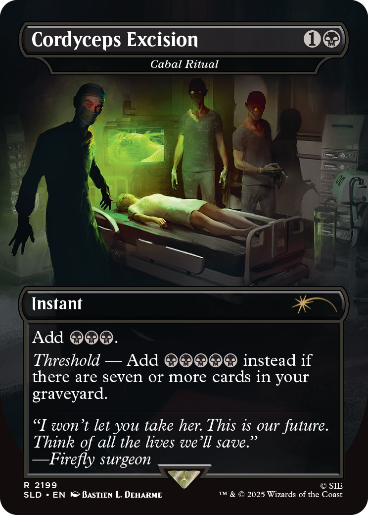 Secret Lair x The Last of Us Part I – Cabal Ritual (Cordyceps Excision) card