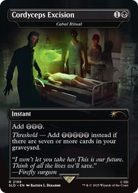Secret Lair x The Last of Us Part I – Cabal Ritual (Cordyceps Excision) card