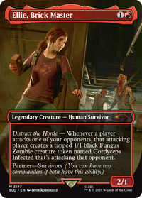 Secret Lair x The Last of Us Part I – Ellie, Brick Master card