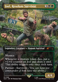 Secret Lair x The Last of Us Part I – Joel, Resolute Survivor card