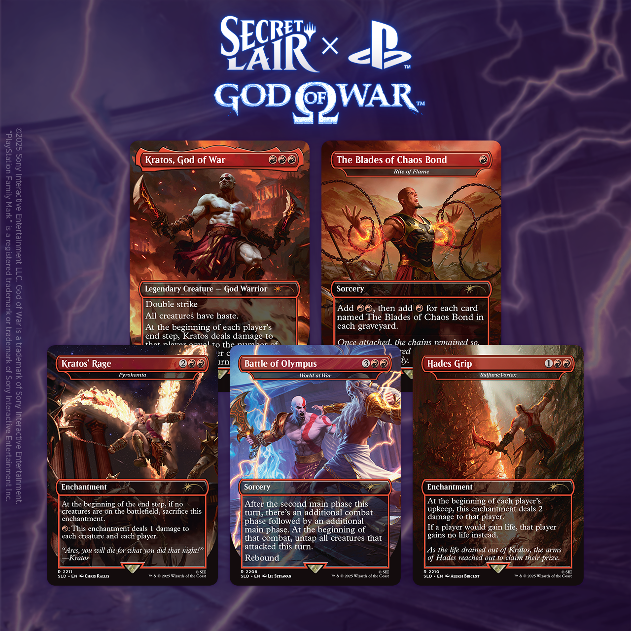 Secret Lair x God of War: Greek – product shot