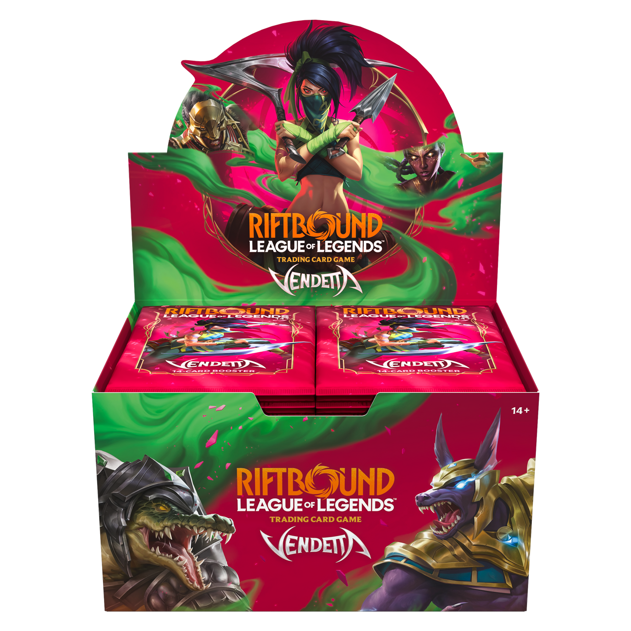 Riftbound Vendetta Booster Box – booster display
