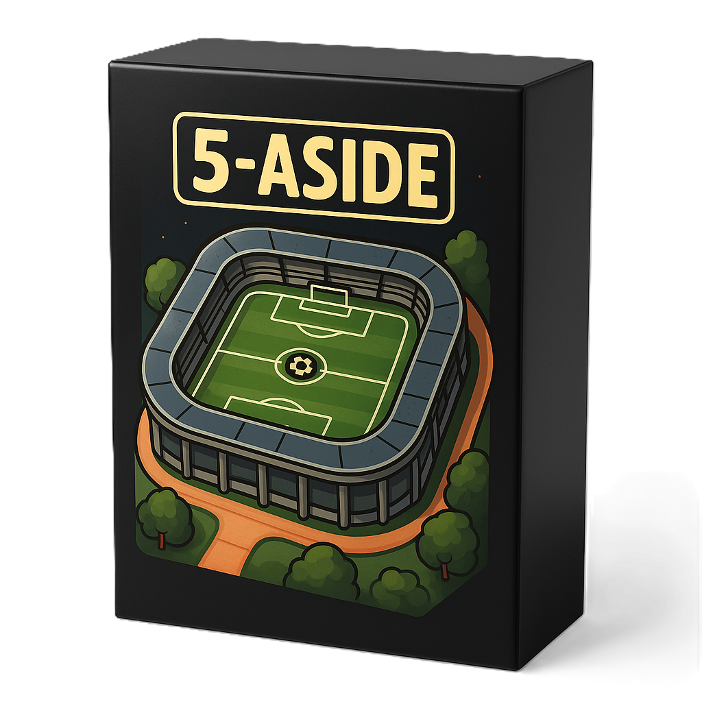5-Aside Football Card Game – box