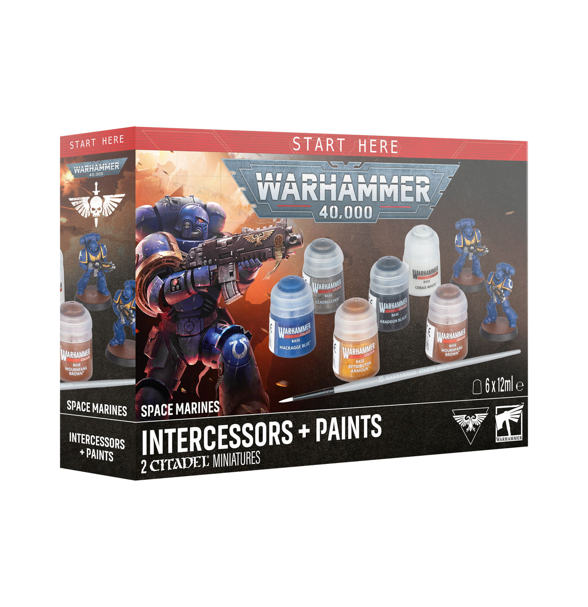 Space Marines Intercessors + Paints Set by Games Workshop, image 2