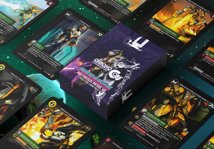 Chrono Core TCG Structure Deck Pegasus Righteous Resolve – official image