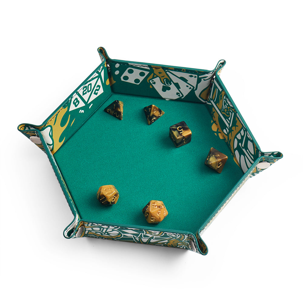 LPG Essentials Hex Dice Tray 6in Artist Series Cara – official image 1
