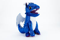 FanRoll Blue Dragon Plush Dice Bag – official image 1