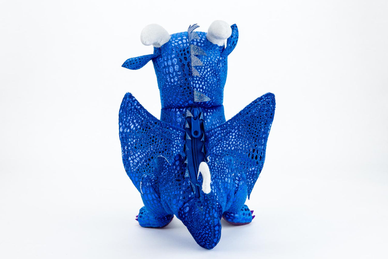 FanRoll Blue Dragon Plush Dice Bag – official image 2