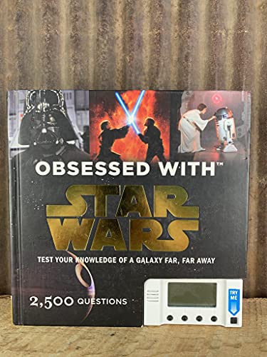 Obsessed with Star Wars trivia book cover
