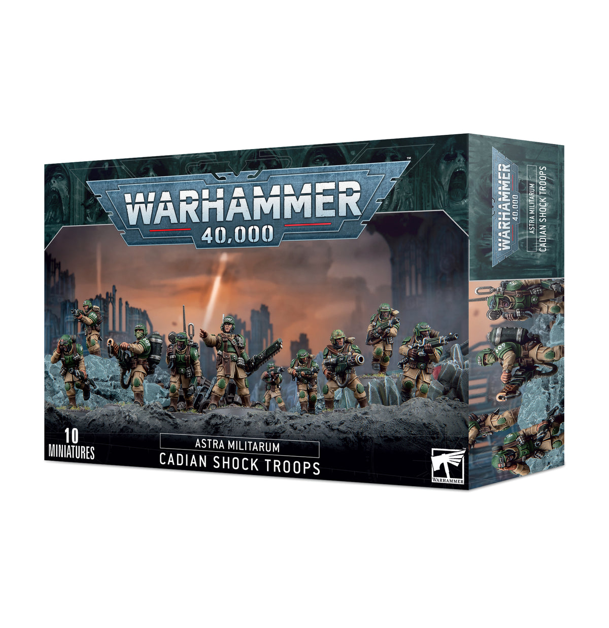 Astra Militarum: Cadian Shock Troops by Games Workshop