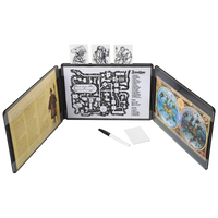 Dragon Shield Game Master Screen Iron Grey – open with content