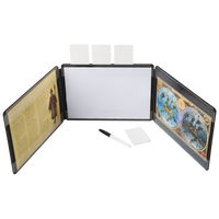 Dragon Shield Game Master Screen Iron Grey – open with blank content