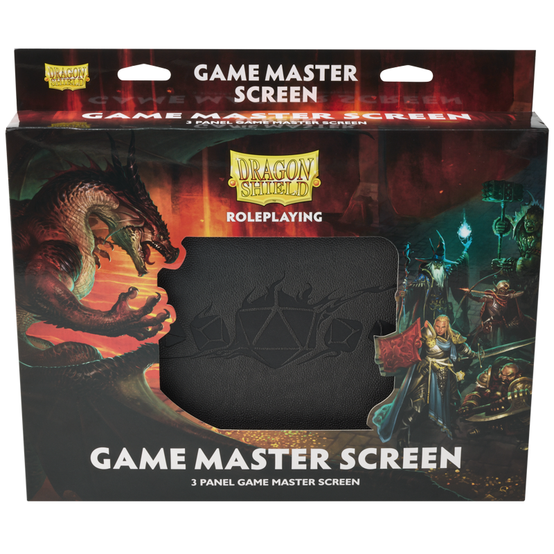 Dragon Shield Game Master Screen Iron Grey – packaging front