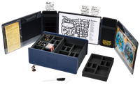 Dragon Shield Game Master Companion Midnight Blue – open, top-down view