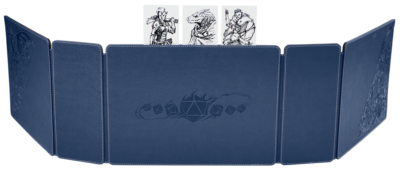 Dragon Shield Game Master Companion Midnight Blue – player view