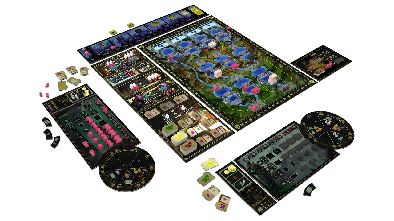 Barrage – components (exploded view)