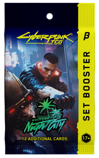 Cyberpunk TCG Welcome to Night City Booster – Beta booster pack
