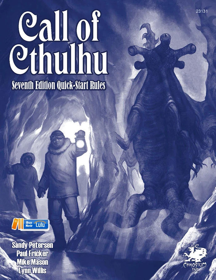 Call of Cthulhu 7th Edition Quick-Start Rules booklet cover