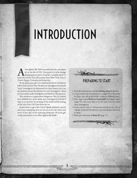 Call of Cthulhu Alone Against the Dark – page 3, preparing to start