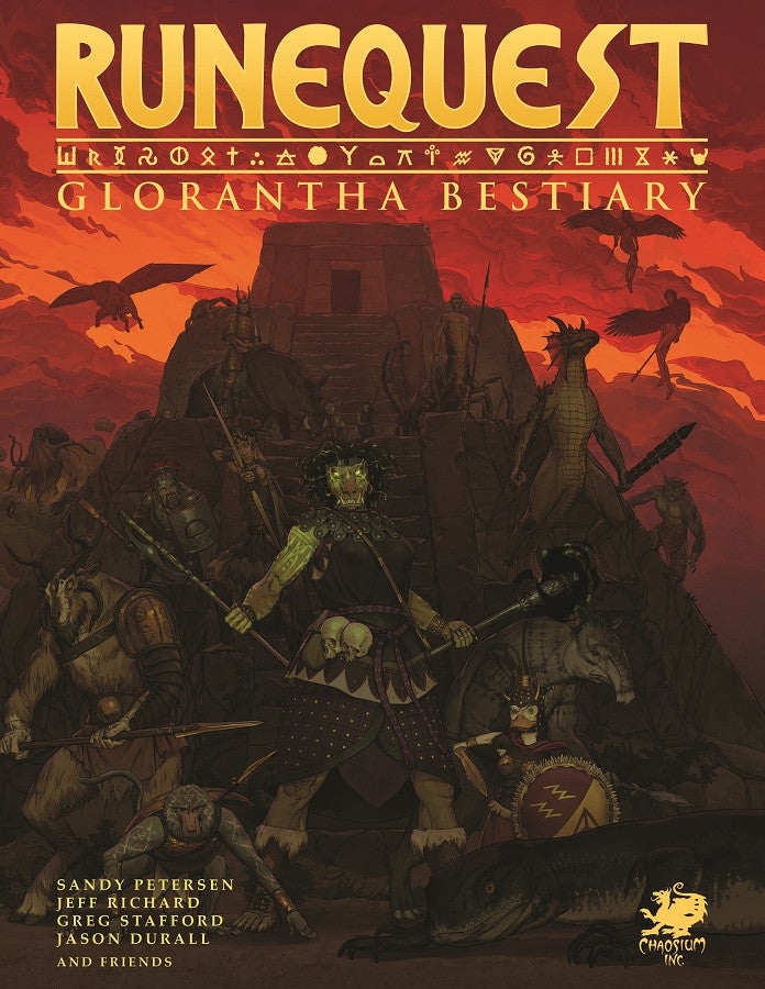 RuneQuest: Glorantha Bestiary book cover