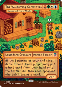Secret Lair x Stardew Valley: Welcome to Stardew Valley – The Welcoming Committee card