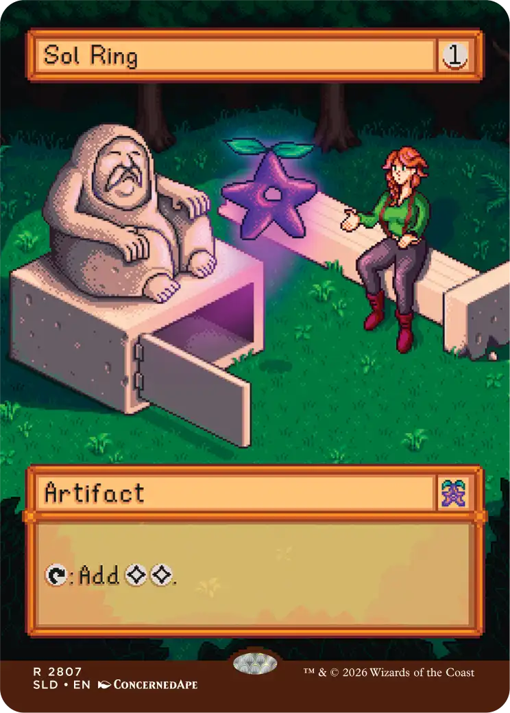 Secret Lair x Stardew Valley: Welcome to Stardew Valley – Sol Ring card