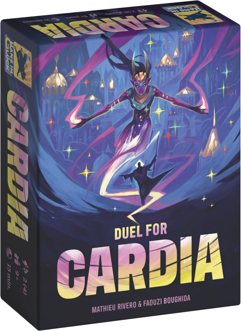 Duel for Cardia – box front (English edition)
