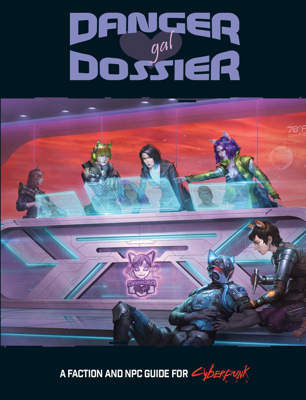 Cyberpunk RED – Danger Gal Dossier book cover