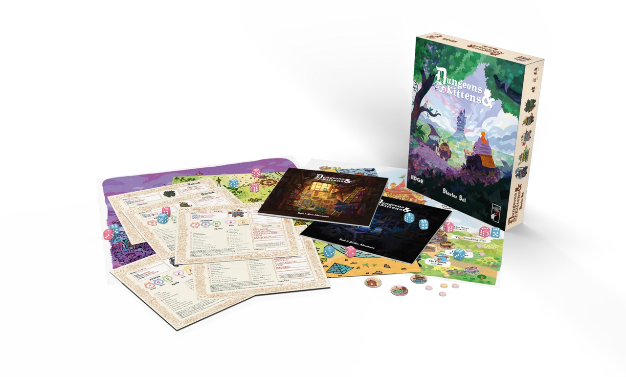 Dungeons & Kittens RPG Starter Set – packshot