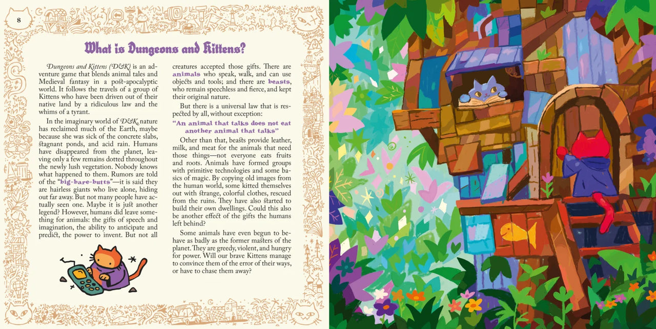 Dungeons & Kittens RPG Starter Set – book pages 2