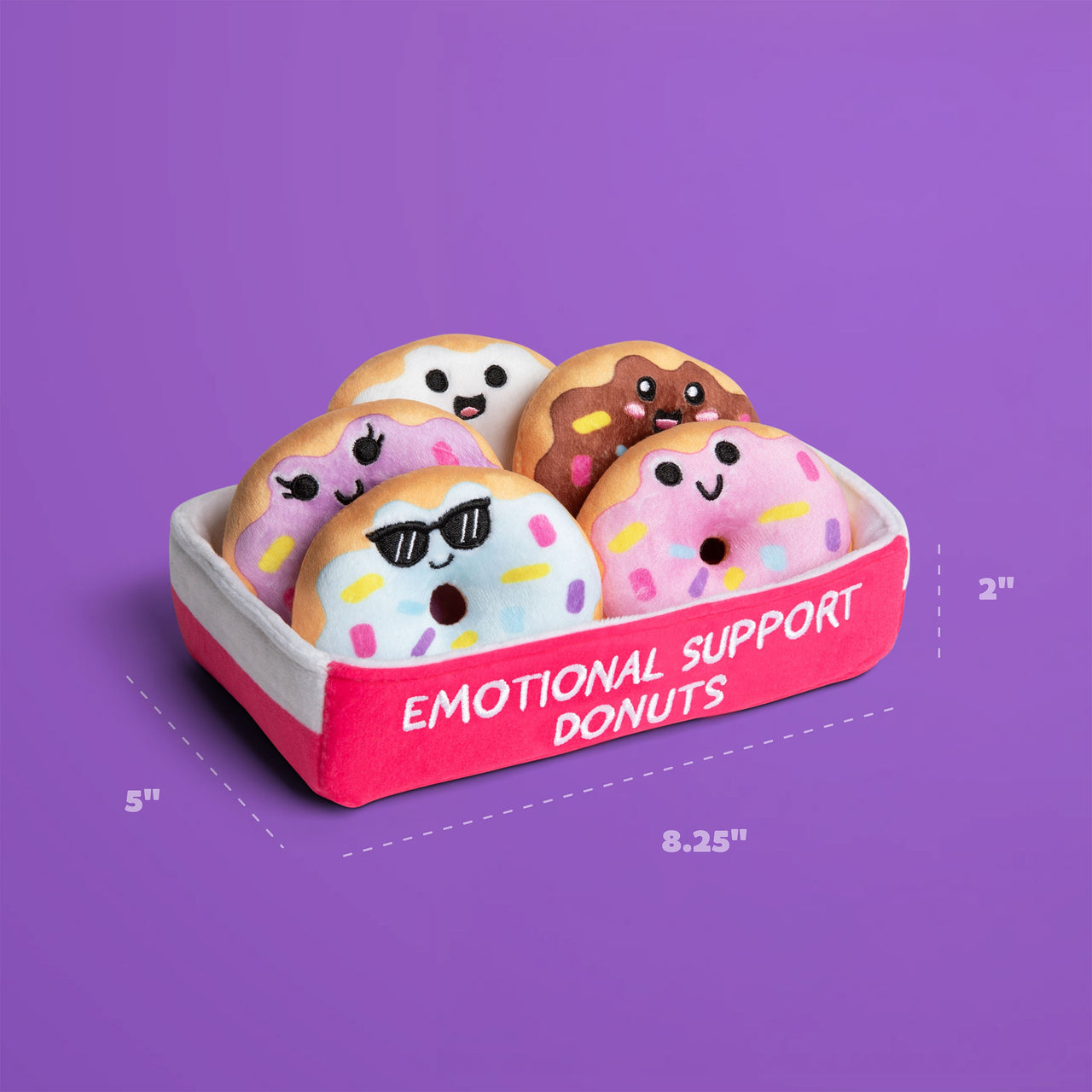 Relatable Emotional Support Donuts – size chart