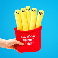 Relatable Emotional Support Fries – product on blue