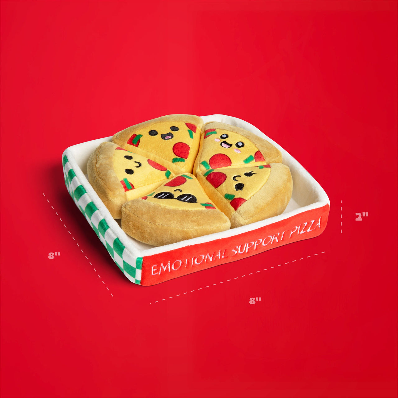 Relatable Emotional Support Pizza – size chart