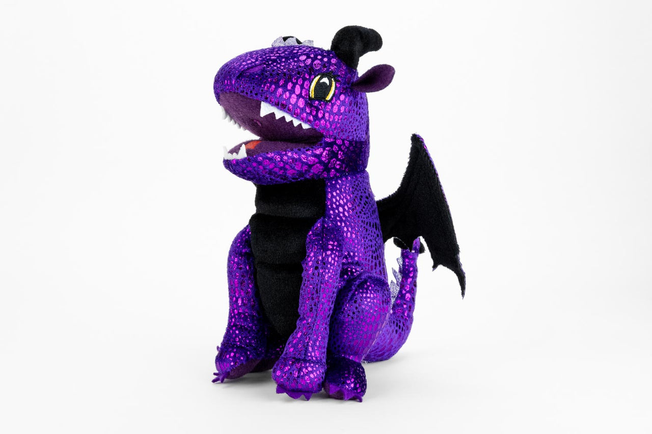 FanRoll Purple Dragon Plush Dice Bag – official image 2