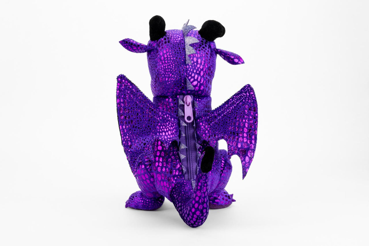 FanRoll Purple Dragon Plush Dice Bag – official image 5