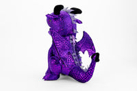 FanRoll Purple Dragon Plush Dice Bag – official image 4