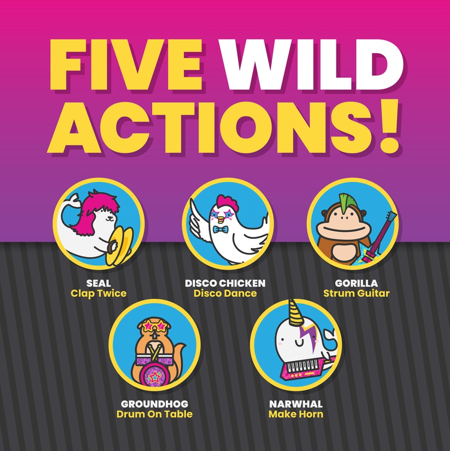Wild Wild Taco – five wild action cards