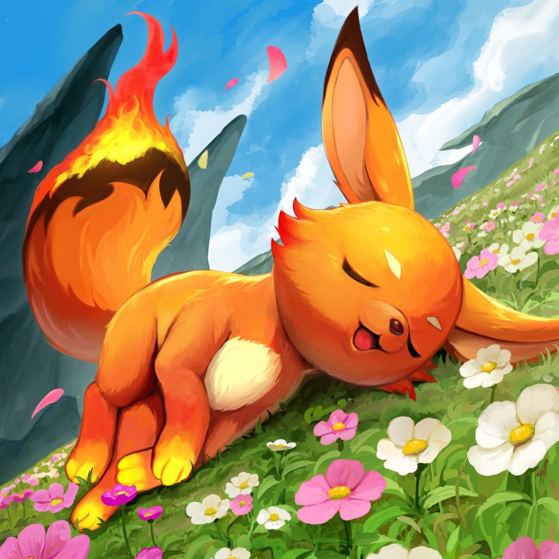 Palworld Trial Deck: Dawn of Palpagos – Red・Blue deck card (Foxparks)