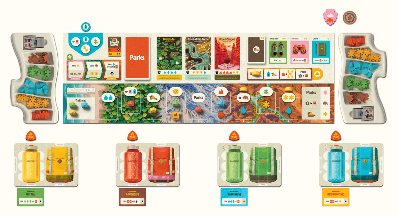 Parks (2nd Edition) – game set-up