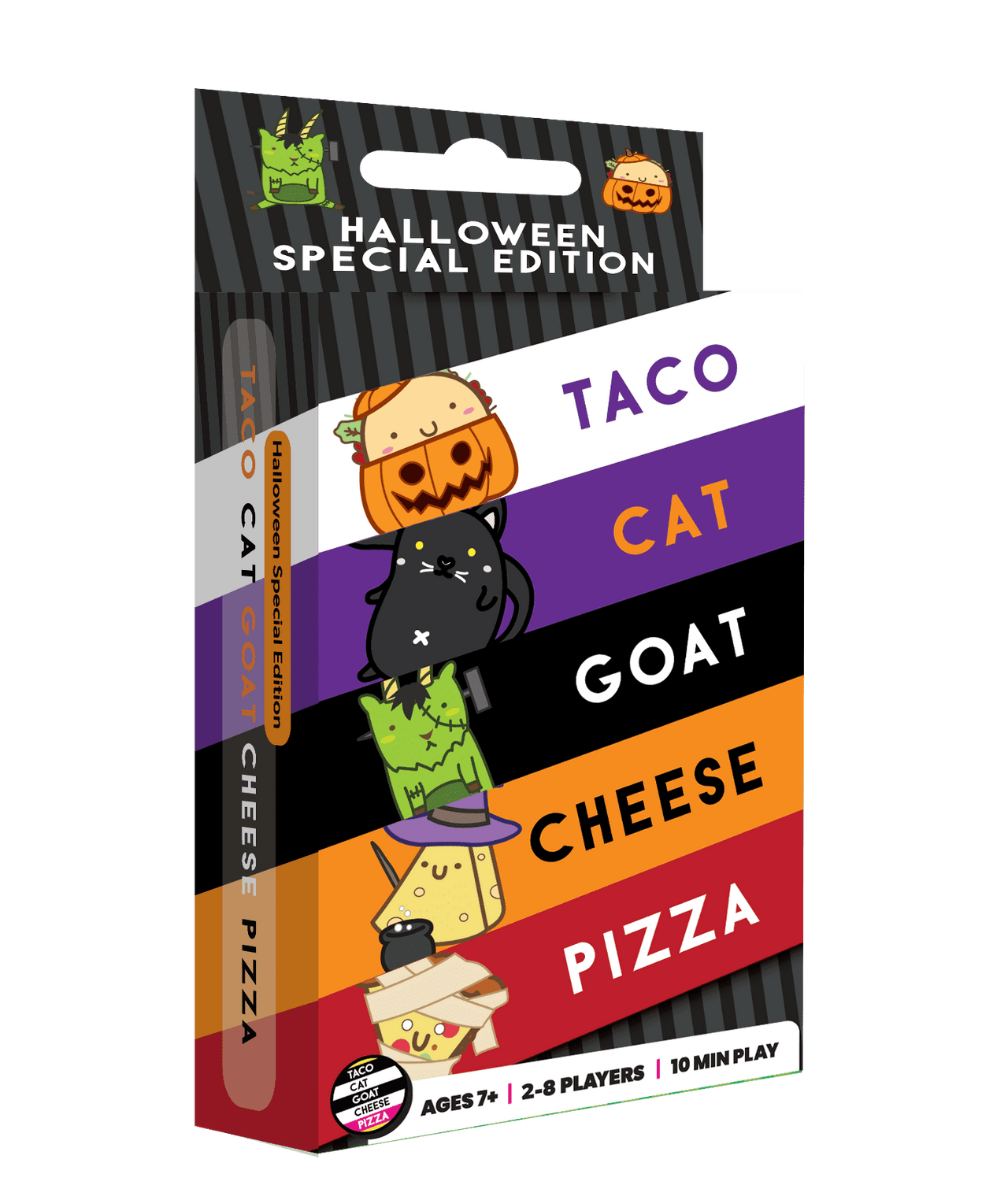 Taco Cat Goat Cheese Pizza Halloween Edition – box