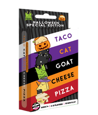 Taco Cat Goat Cheese Pizza Halloween Edition – box