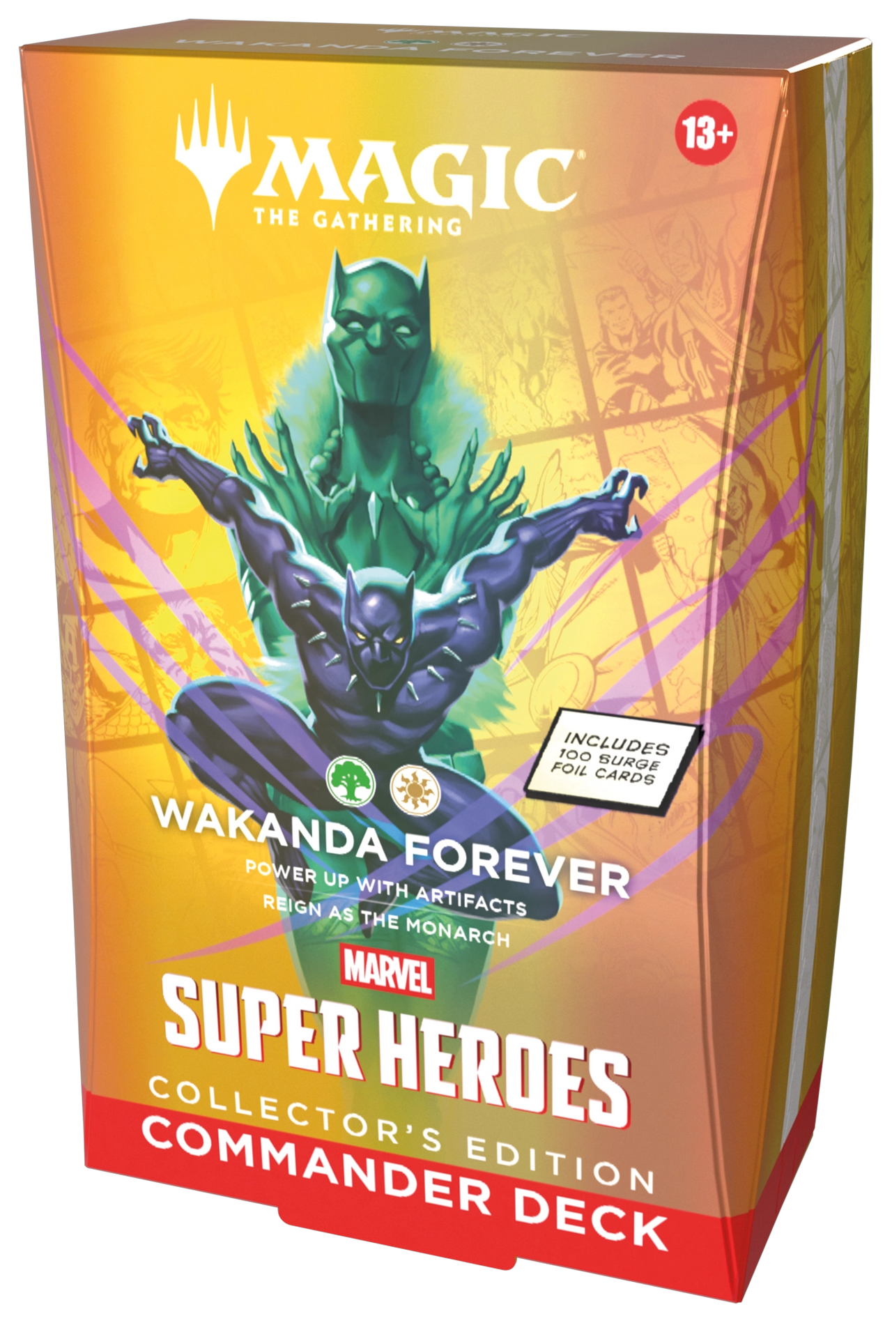 Magic: The Gathering Marvel Super Heroes Collector's Edition Commander Deck Wakanda Forever – box front