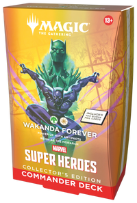 Magic: The Gathering Marvel Super Heroes Collector's Edition Commander Deck Wakanda Forever – box front