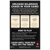 Dumb Dares & Silly Side Quests – rear cover