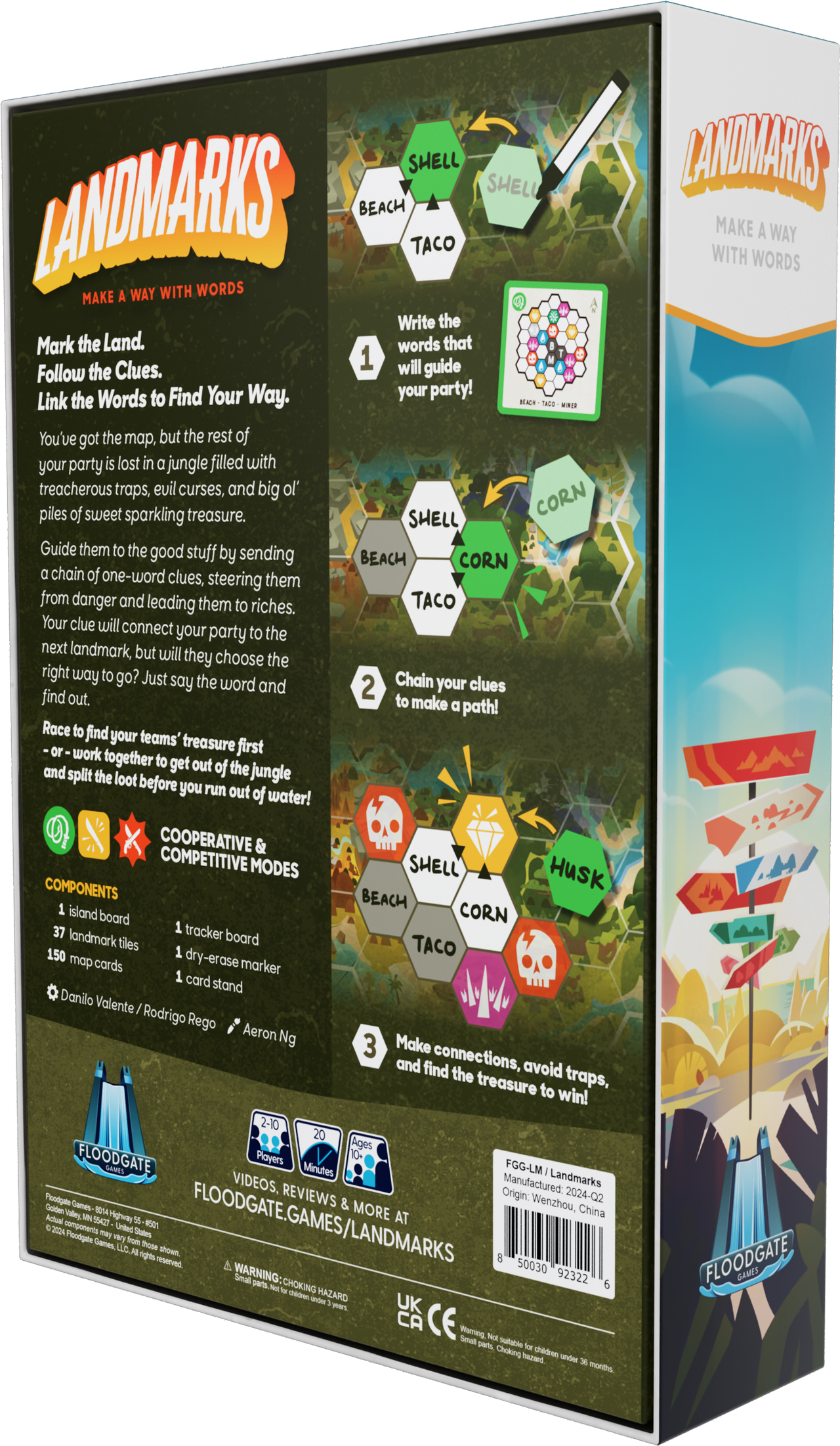 Landmarks – box back